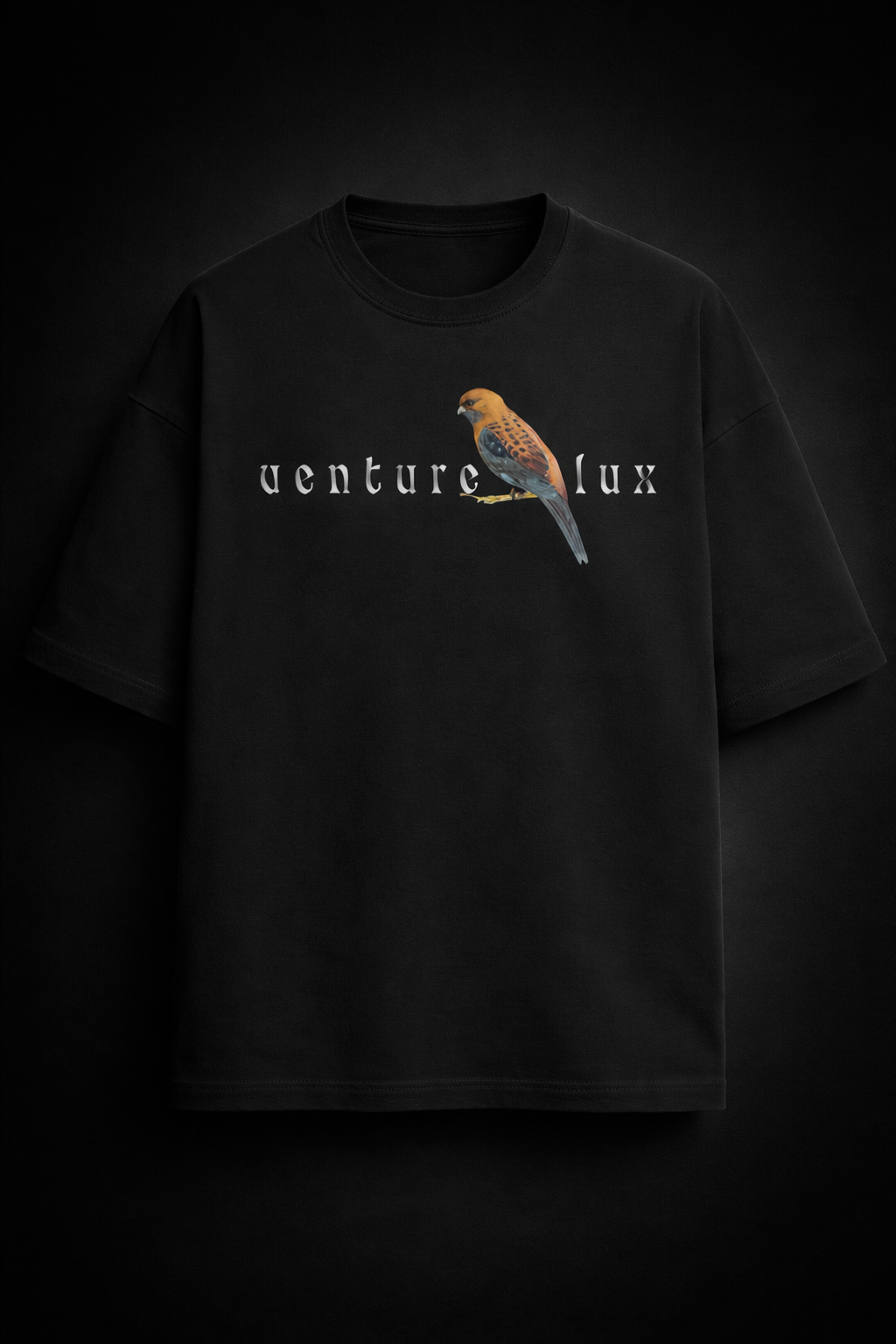 Scarlet Bloom black t-shirt