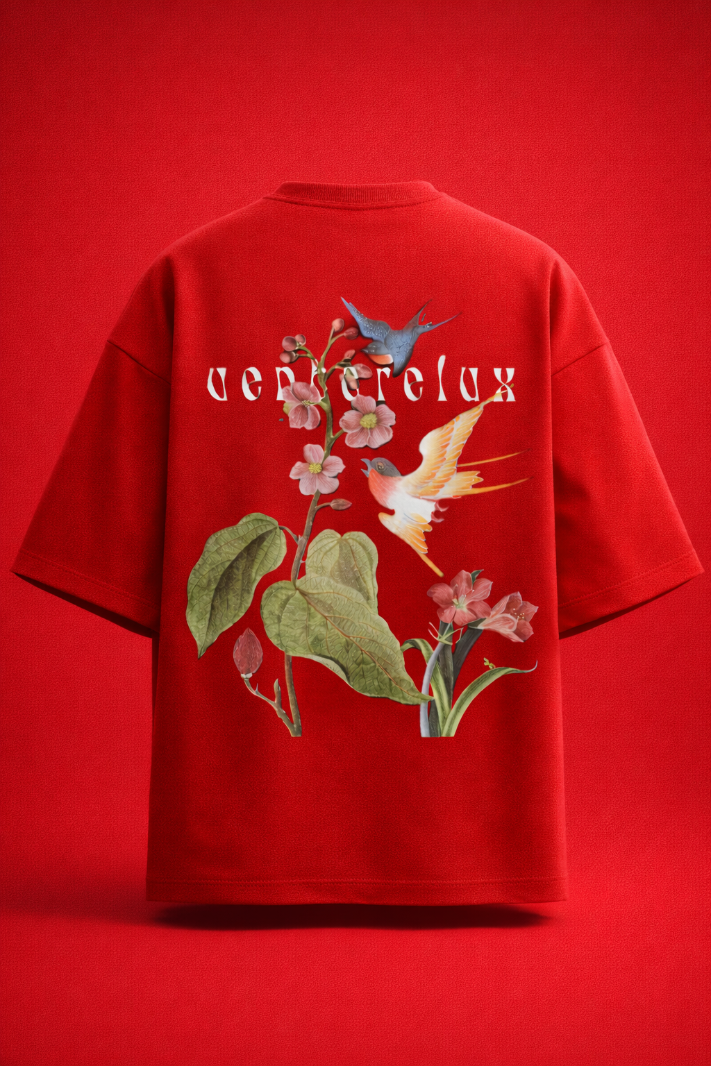 Scarlet Bloom red t-shirt