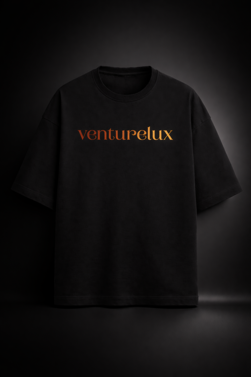 Obsidian Flight deep orange black t-shirt