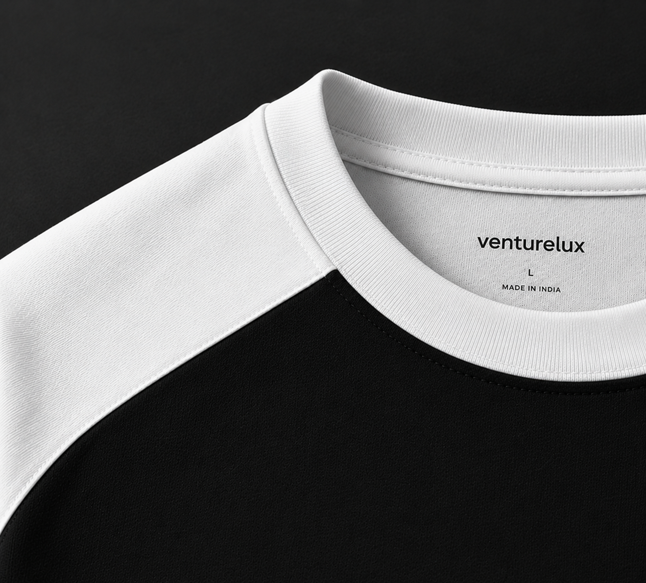Raglan  Black T-Shirt