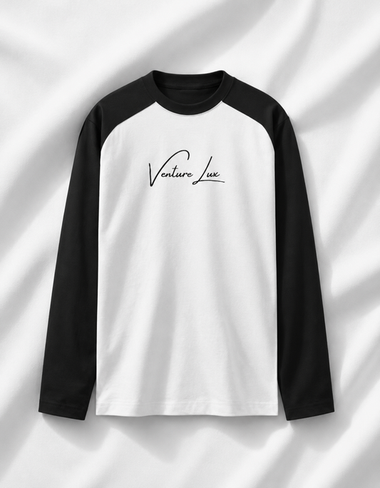 Raglan White T-Shirt