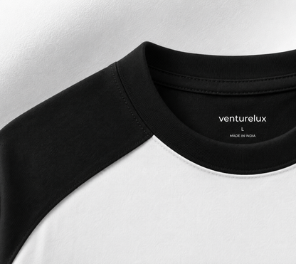 Raglan White T-Shirt