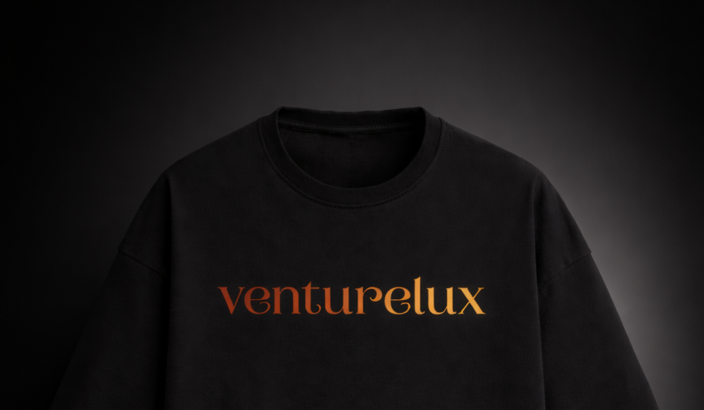 Obsidian Flight deep orange black t-shirt