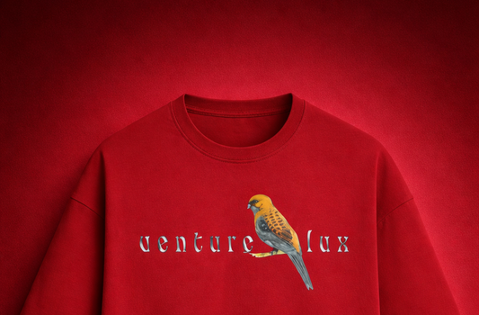 Scarlet Bloom red t-shirt